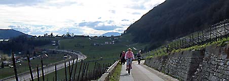 Image: Avec la bicyclette dans la région